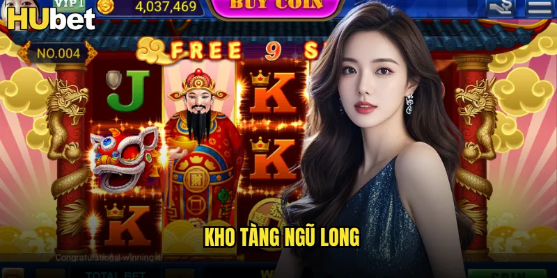 Kho Tàng Ngũ Long HUBET Năm Rồng Thiêng Canh Giữ Châu Báu 2 kho tàng ngũ long