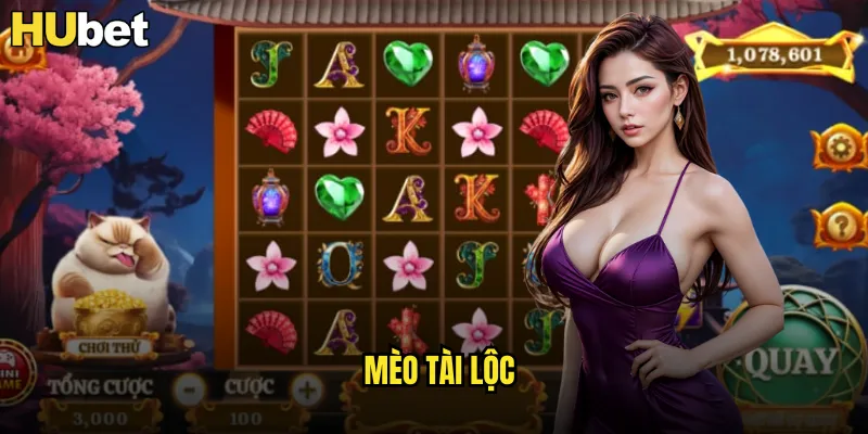 Mèo Tài Lộc HUBET Game Slot Thần Tài Mang Lại Vận May 6 Mèo Tài Lộc